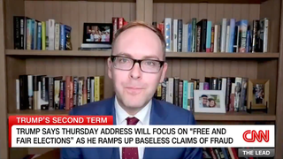 CNN Journalist Fact-Checks Trump’s Stolen Election Claims Ahead of Thursday Speech: ‘No Such Proof’